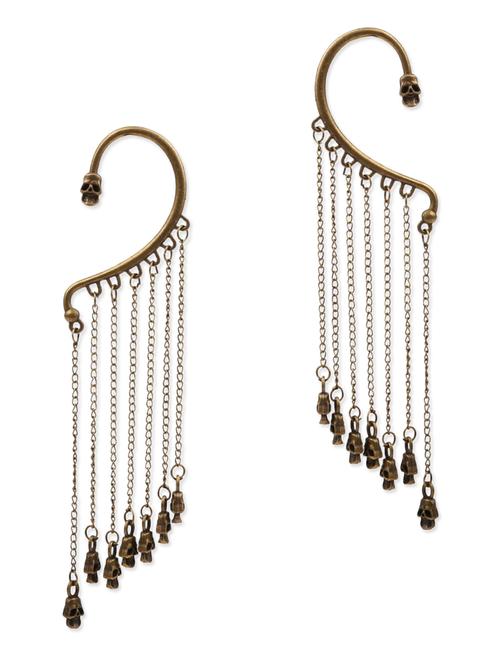 golden metal alloy earring - 10308417 - Very Small Image - 1