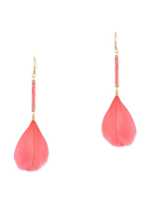 pink metal alloy earring - 10308493 - Very Small Image - 1