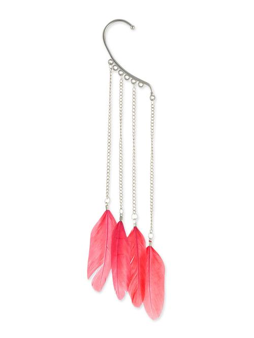 fuchsia metal alloy earring - 10308504 - Very Small Image - 1