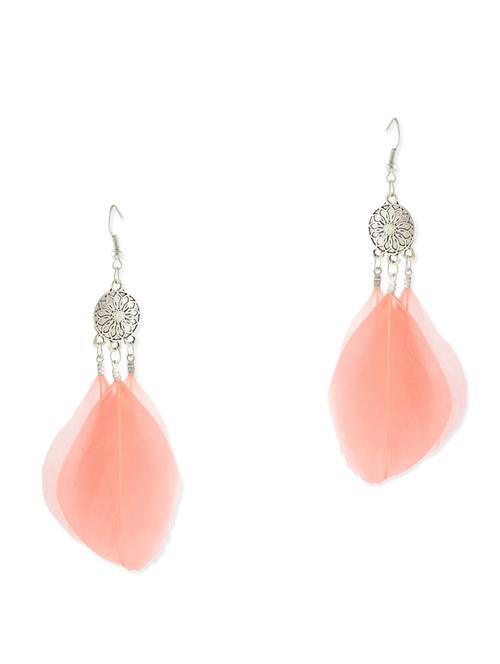 pink metal alloy earring - 10308512 - Very Small Image - 1