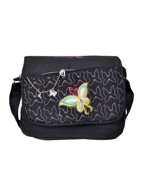 black polyester sling bag - 10319695 - Very Small Image - 1