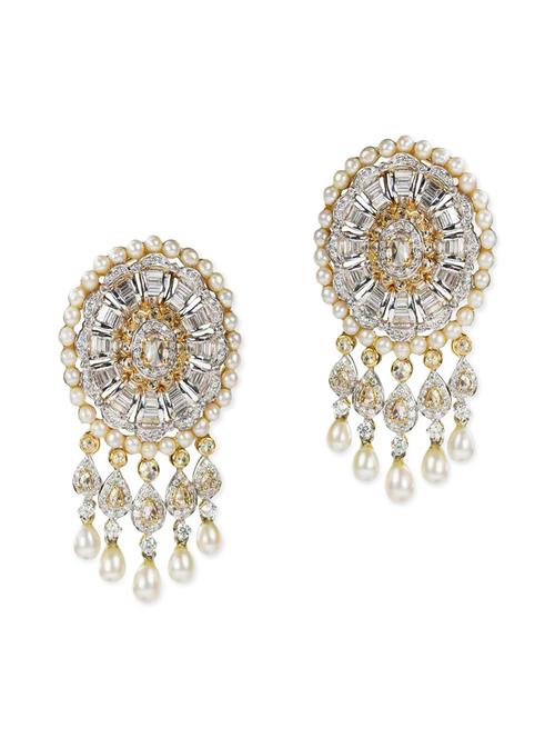 white,gold gold earring - 10334065 - Very Small Image - 1