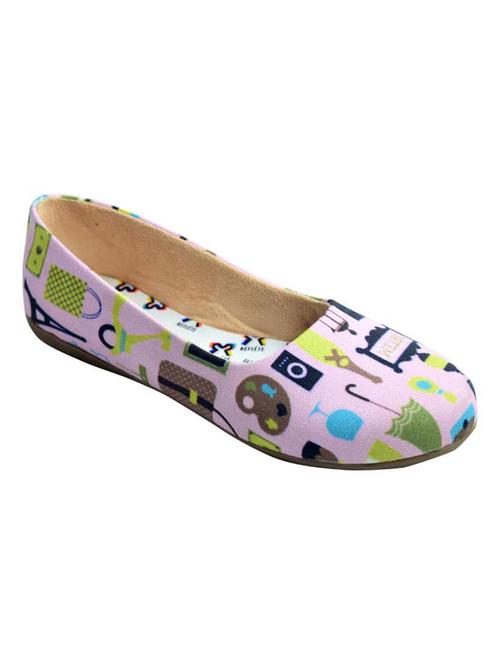 multi colored canvas ballerina - 10343003 - Very Small Image - 1