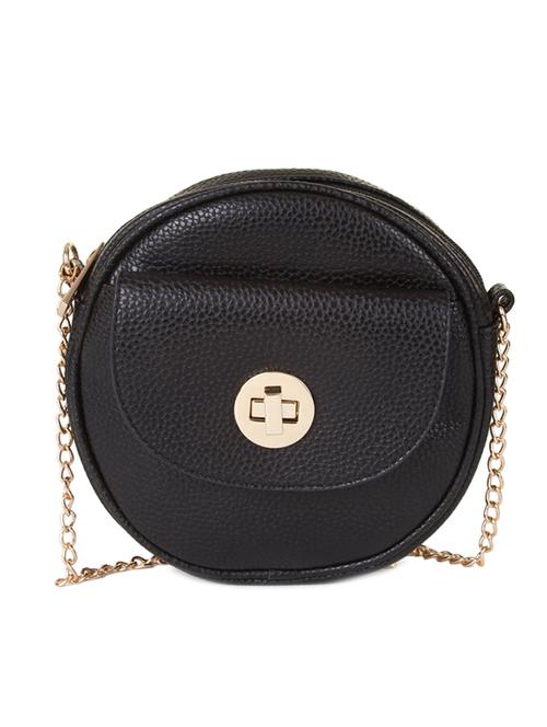 black cotton sling bag - 10346357 - Very Small Image - 1