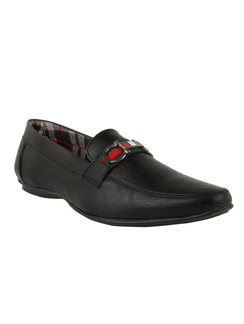 black leatherette loafers - 10355673 - Very Small Image - 1