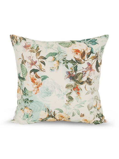 BIANCA Printed Cherry Flower Cushion Cover - 10356828 - Very Small Image - 1
