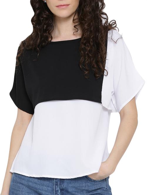 dolman sleeved layered top - 10358530 - Very Small Image - 1