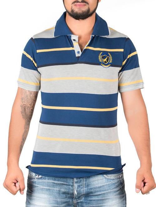blue cotton tee- shirt - 10359008 - Very Small Image - 1