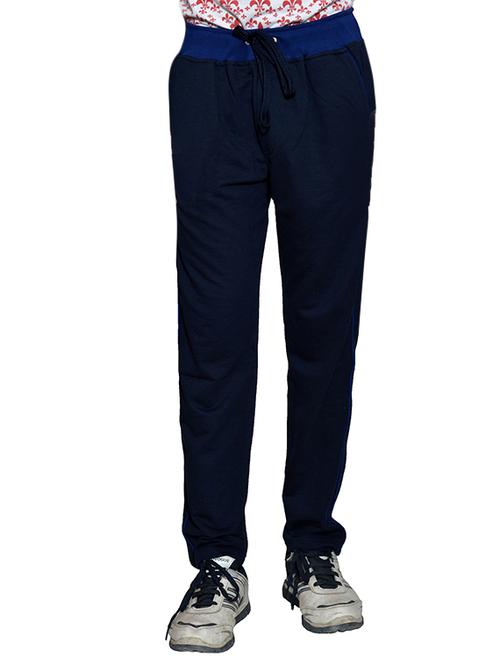 blue cotton track pant - 10359096 - Very Small Image - 1