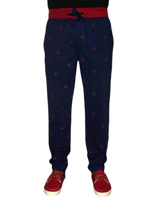 blue cotton track pant - 10359112 - Very Small Image - 1