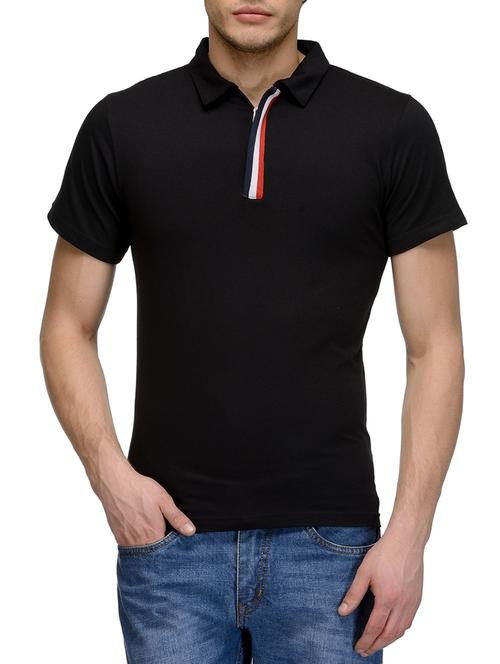 black cotton tshirt - 10360561 - Very Small Image - 1