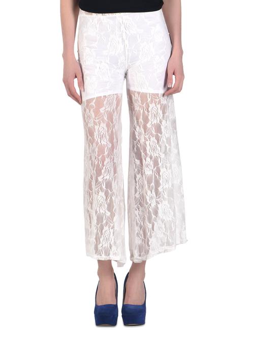 Floral Lace Flared Pants - 1036195 - Very Small Image - 1