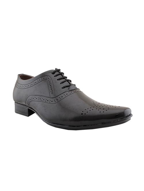 Tycoon Black Synthetic Leather formal shoes - 10363072 - Very Small Image - 1