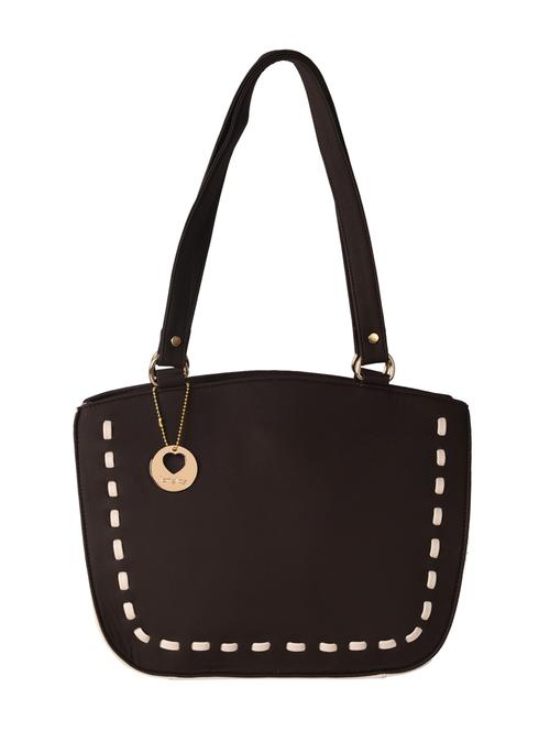 black leatherite handbag - 10363725 - Very Small Image - 1