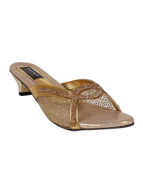 gold fabric sandals - 10365866 - Very Small Image - 1