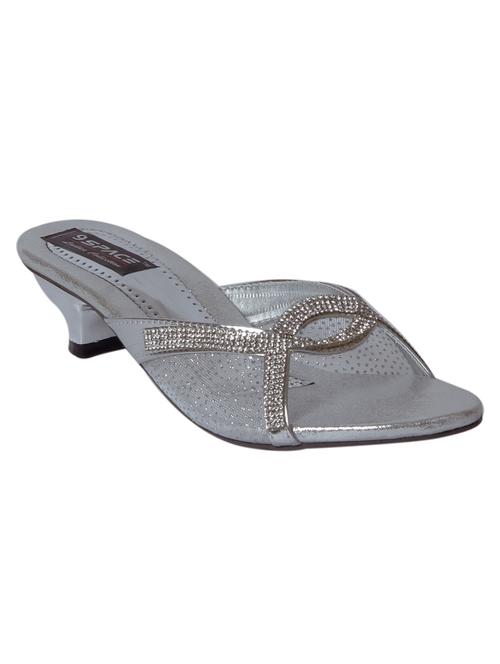 silver fabric sandals - 10365871 - Very Small Image - 1