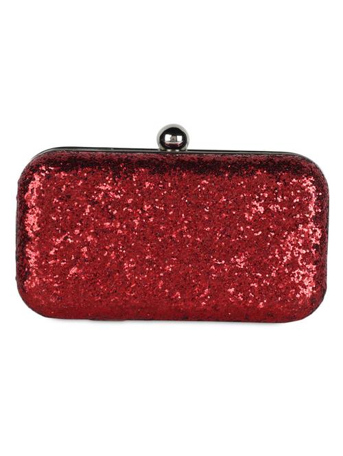 red glittered box clutch - 1036623 - Very Small Image - 1