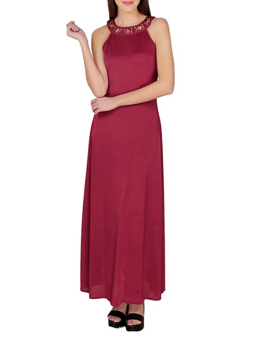 pink cotton blend dress - 10366239 - Very Small Image - 1