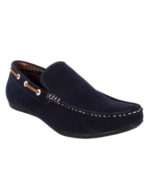 blue leatherette loafers - 10372902 - Very Small Image - 1