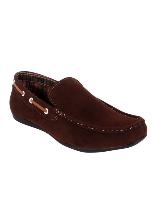 brown leatherette loafers - 10372903 - Very Small Image - 1