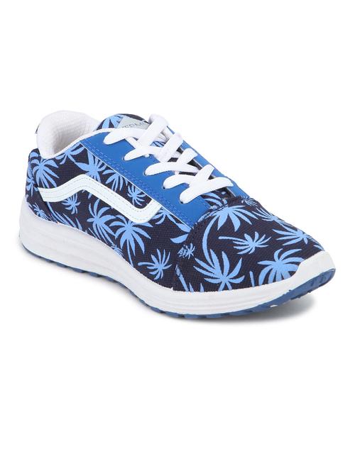 blue leatherette sport shoes - 10372992 - Very Small Image - 1