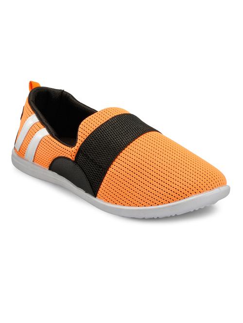 orange leatherette loafers - 10373045 - Very Small Image - 1