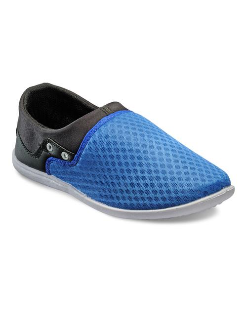 blue leatherette loafers - 10373049 - Very Small Image - 1