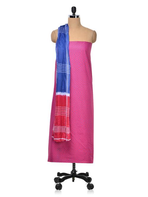 checked cotton suit piece set - 1037473 - Very Small Image - 1