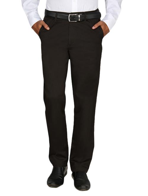grey colored, cotton casual trouser - 10381125 - Very Small Image - 1