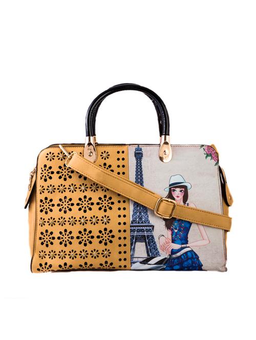 multicolor leatherette handbag - 10381282 - Very Small Image - 1