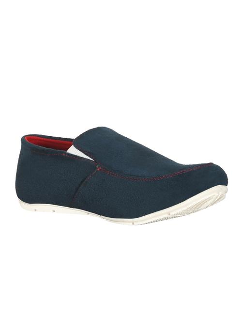blue leatherette loafers - 10381472 - Very Small Image - 1