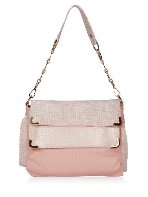 pink leatherette sling bag - 10381827 - Very Small Image - 1