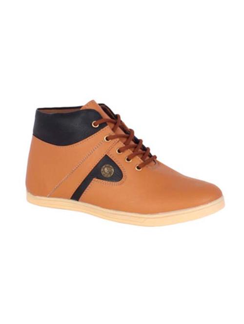 tan leatherette shoes - 10383214 - Very Small Image - 1