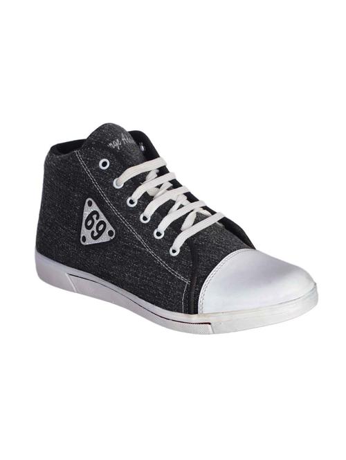 gray leatherette sneakers - 10383225 - Very Small Image - 1