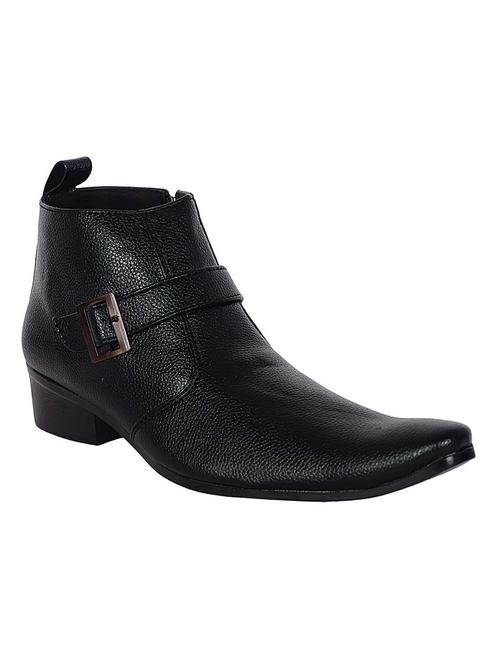 Black Leatherette boot - 10383238 - Very Small Image - 1