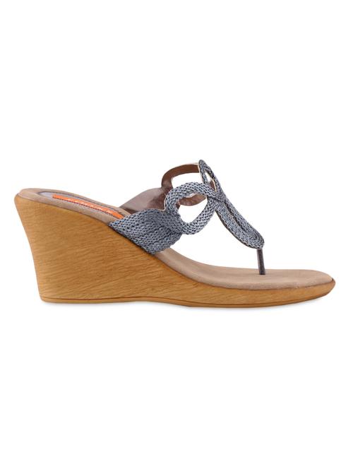 gun metal braided wedges - 1038395 - Very Small Image - 1