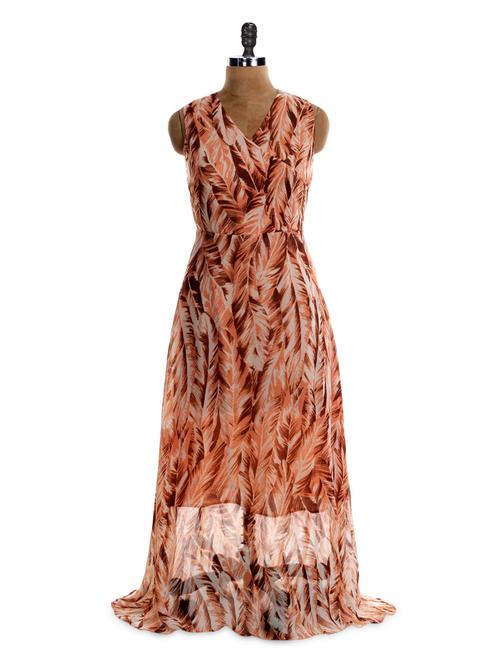 sleeveless printed maxi dress - 1038538 - Very Small Image - 1