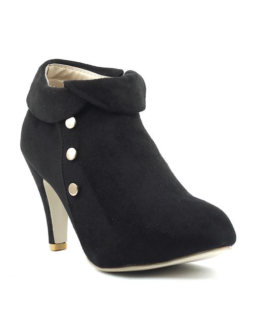 black leatherette ankle boot - 10387343 - Very Small Image - 1