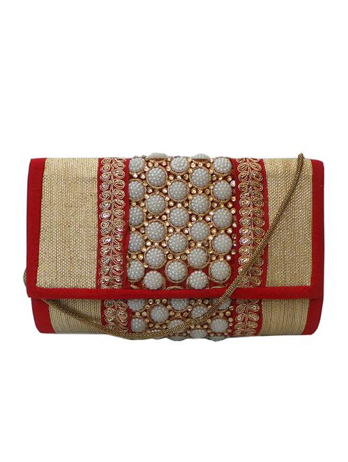 red brocade clutch - 10394745 - Very Small Image - 1