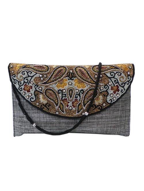 black jute clutch - 10394752 - Very Small Image - 1