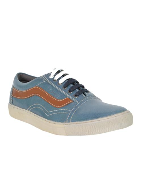 blue leather sneakers - 10397721 - Very Small Image - 1