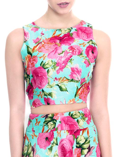 blue dupion silk top - 10398723 - Very Small Image - 1