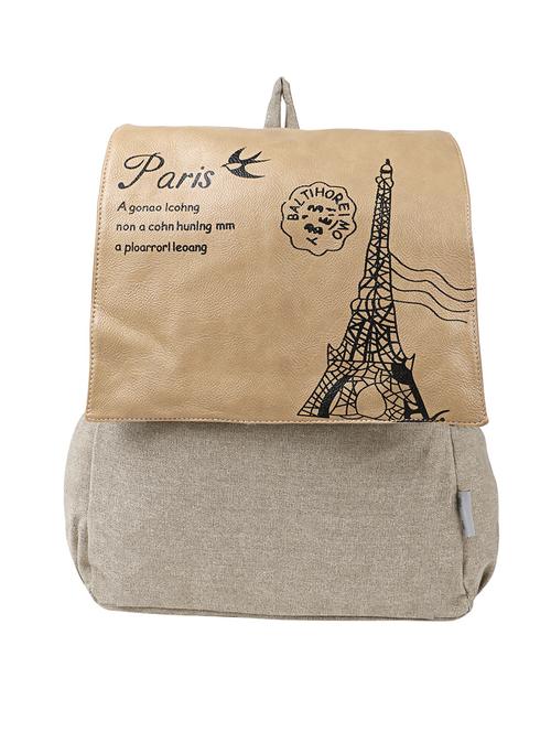 multicolor leatherette backpack - 10402055 - Very Small Image - 1