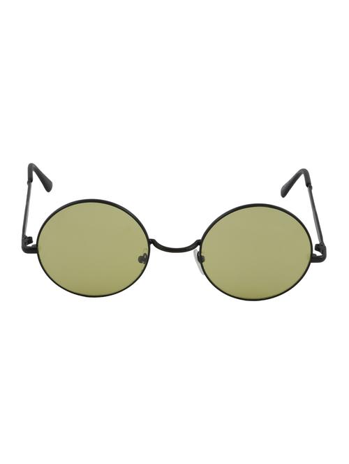 petrol yellow round sunglasses for men - po23yl - 10402311 - Very Small Image - 1