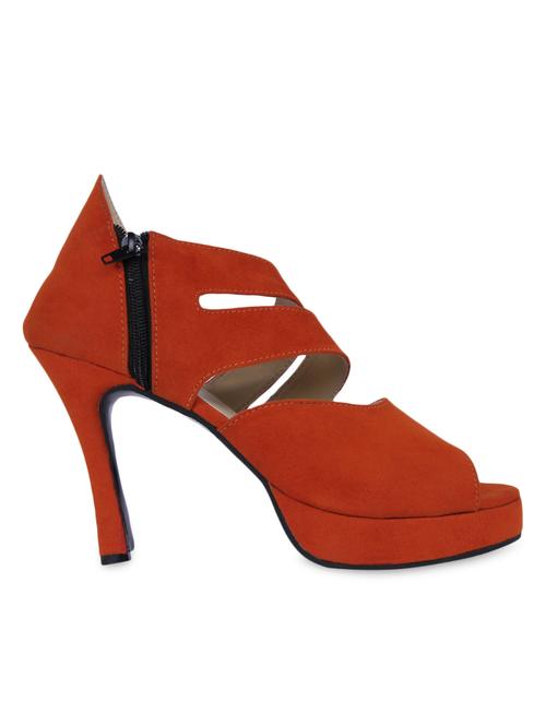 orange suede platform heels - 1040232 - Very Small Image - 1
