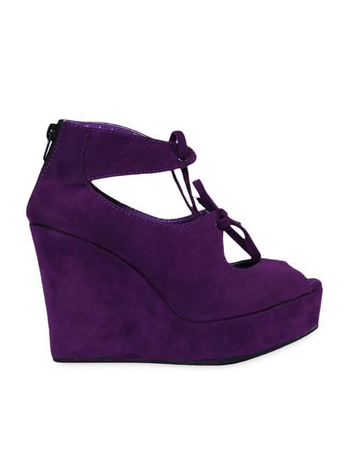 purple platform wedges - 1040233 - Very Small Image - 1