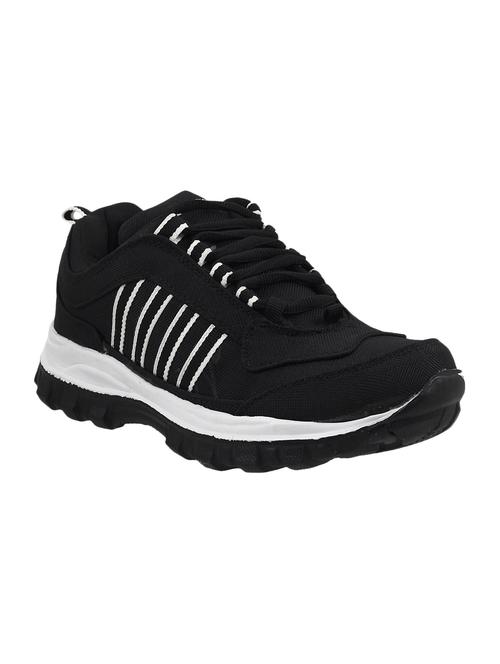 black lace up trekking shoe - 10403165 - Very Small Image - 1