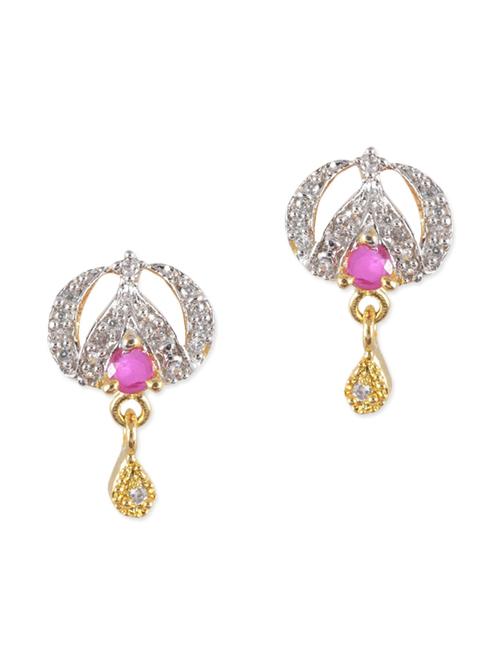 gold brass earring - 10406803 - Very Small Image - 1
