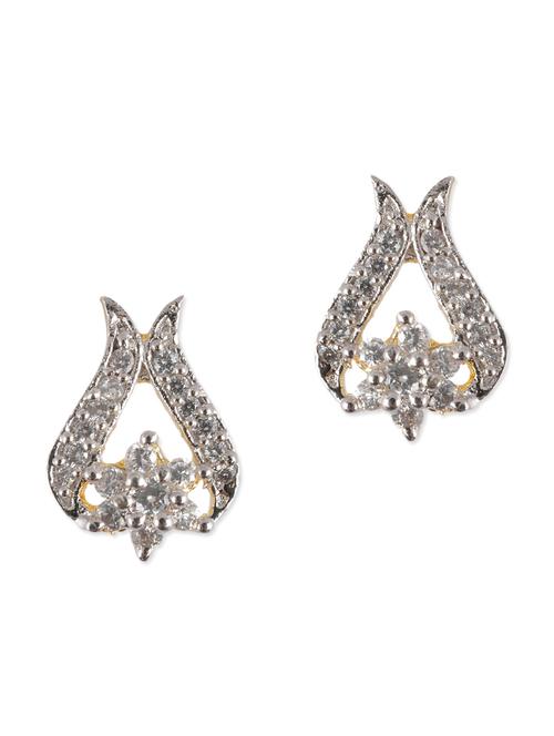 silver brass earring - 10406812 - Very Small Image - 1