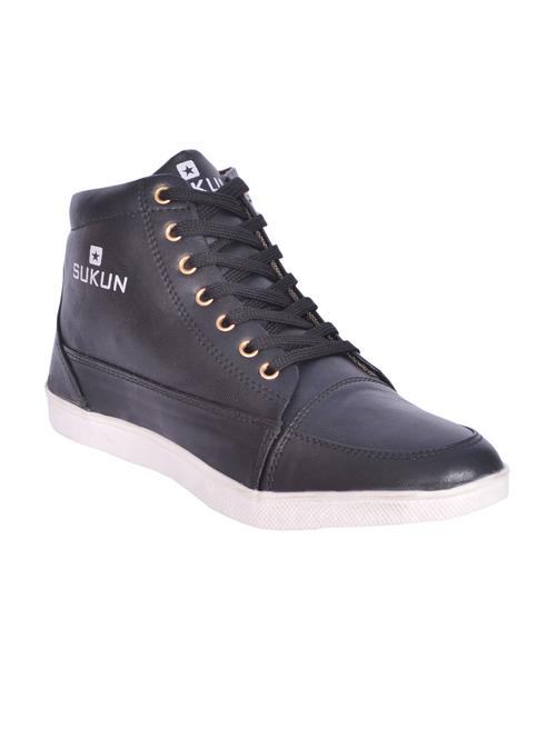 black leatherete sneaker - 10408833 - Very Small Image - 1